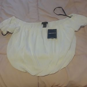 Off the Shoulder Crop Top